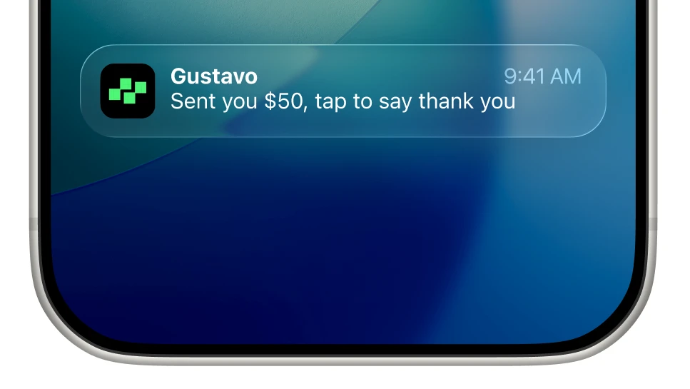 Notificações em tempo real